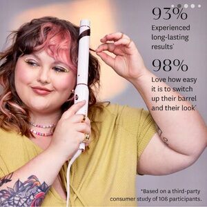 T3 Switch Kit Wave Trio Styling Iron - White and Gold